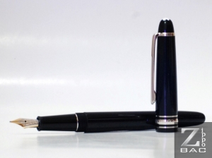 MS B.24 - Bút Montblanc Meisterstuck 145 - ngòi vàng khối - thân bọc Platinum