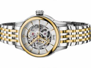 Đồng hồ Oris Artelier Skeleton Gold 73476704351MB