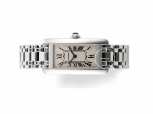 Đồng hồ CARTIER 1713AMERICAN TANK LADY'S 18CT WHITE GOLD 1713