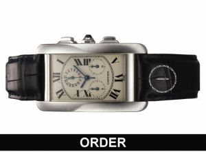 Đồng hồ CARTIER REF. 2312 TANK AMERICAINE CHRONOREFLEX WHITE GOLD