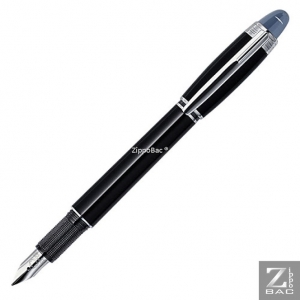 Montblanc U0008482 - MS B.73 - Bút máy Montblanc Starwalker - bọc Platinum sáng bóng - ngòi vàng khối (vàng trắng) - kích thước to - New in Box