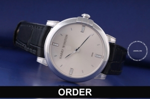 Đồng hồ Harry Winston Midnight Quartz White Gold 450 / LQ32W