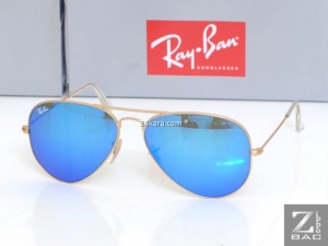 MS K.8 - Rayban aviator 3025 mirror - xanh da trời