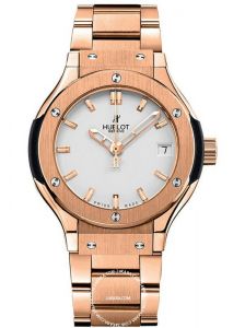 Đồng Hồ Hublot Classic Fusion King Gold Opalin Bracelet 33mm 581.ox.2610.ox