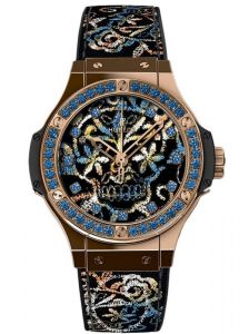 Đồng Hồ Hublot Big Bang Broderie Sugar Skull Gold 41mm 343.ps.6599.nr.1201