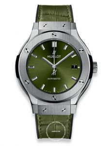 Đồng Hồ Hublot Classic Fusion Green Titanium 38mm 565.nx.8970.lr