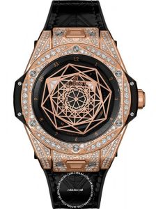 Đồng Hồ Hublot One Click Big Bang Sang Bleu King Gold Pavé 39mm 465.OS.1118.VR.1704.MXM18