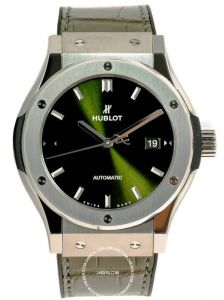 Đồng Hồ Hublot Classic Fusion Green Titanium 42mm 542.NX.8970.LR