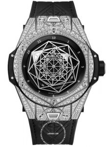 Đồng Hồ Hublot Big Bang Sang Bleu Titanium Pave 45mm 415.NX.1112.VR.1704.MXM17