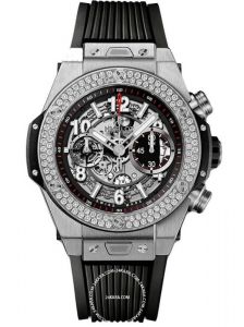 Đồng Hồ Hublot Big Bang Unico Titanium Diamonds 45mm 411.nx.1170.rx.1104