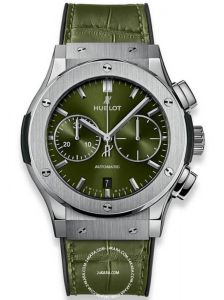 Đồng Hồ Hublot Classic Fusion Chronograph Titanium Green 45mm 521.nx.8970.lr