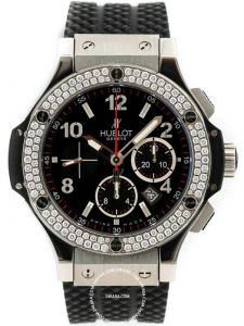 Đồng hồ Hublot Big Bang Steel Diamonds Chronograph 44mm 301.SX.130.RX.114