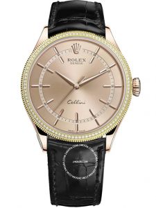 Đồng hồ Rolex Cellini 50605RBR-0011 Time Everose Gold 18k 39