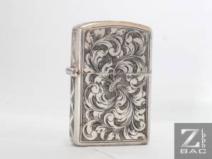 MS 113 - Zippo bạc khối Venetian Ý - đổ cổ chưa qua sử dụng