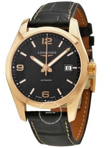 Đồng hồ Longines L27858563 L2.785.8.56.3 vàng khối 18k Conquest Classic Black Dial Automatic