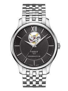 Đồng hồ Tissot T0639071105800  T063.907.11.058.00 Tradition Powermatic 80 Open Heart  T0639071105800