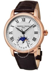 Đồng hồ Frederique Constant FC-715MC4H4 Moonphase Manufacture nắp cậy - Vàng hồng