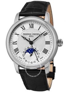 Đồng hồ Frederique Constant FC-715MC4H6 Moonphase Manufacture nắp cậy - Trắng thanh lịch