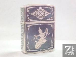 MS 137. Zippo bạc khối Thái Lan 939 - 1940s