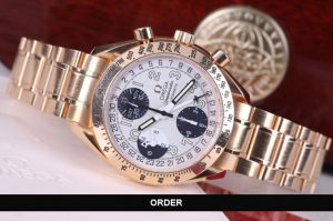 Đồng hồ Omega Speedmaster Day Date Rose Gold 3123.33.00